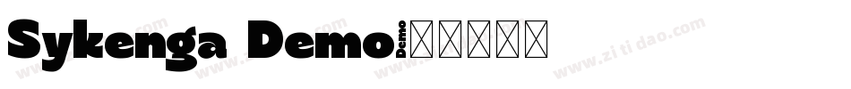 Sykenga Demo字体转换